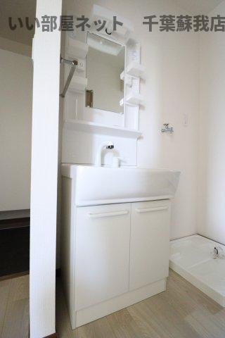 サンベルテ　Ⅴの洗面所|コンパクトで使いやすい洗面所