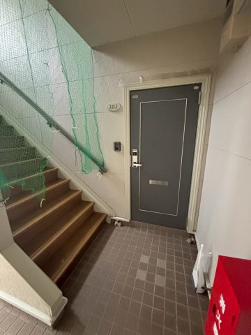茂原市2棟一括アパートの玄関