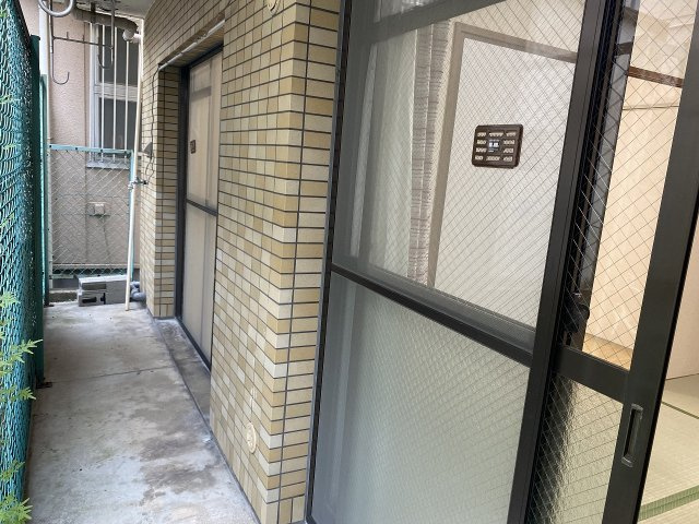 エミネント豊中のバルコニー