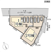 リーブルガーデン宗像市田久第六の区画図