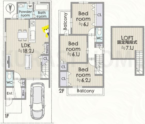 向日市物集女町出口　新築戸建