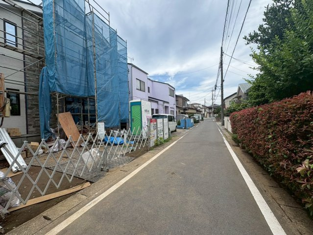 鶴ヶ島市鶴ヶ丘　新築分譲　東武東上線『鶴ヶ島駅』徒歩15分　【第二小学区】の前面道路含む現地写真
