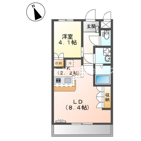 明和マンションⅡの間取り