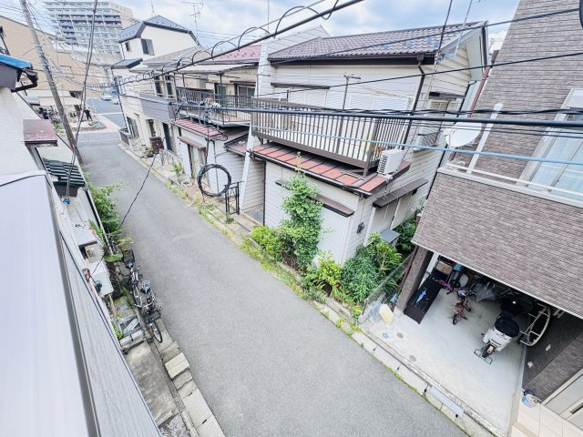 三郷市谷中新築戸建の展望|バルコニーより道路側眺望