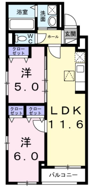 ヒカルサ大阪南岡島　南岡島小学校区の間取り|ヒカルサ大阪南岡島　間取り