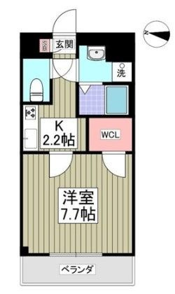ルミエール岸町の間取り