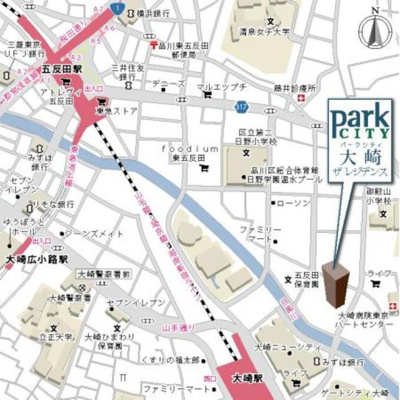 【地図】 | パークシティ大崎　ザ　レジデンス