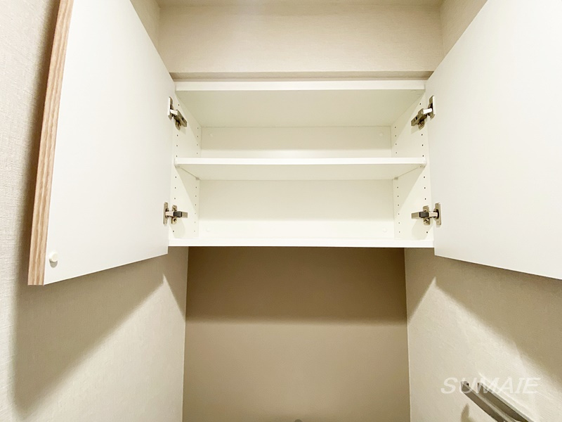 グランエール西日暮里NORTHのトイレ|トイレ上部収納☆