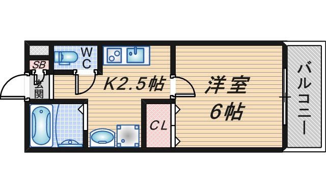 L&Cスターハイツ№16の間取り