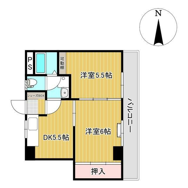 岡ビルの間取り
