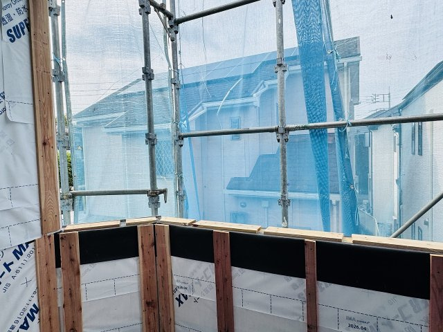 八王子市　石川町　新築一戸建て　７期のバルコニー|～現在建築中、詳細は当社までお気軽にお問合せ下さい～