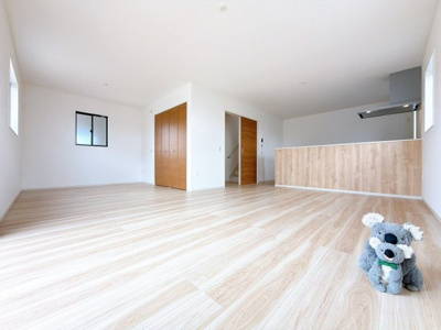 【居間・リビング】 | 藤岡市岡之郷　新築住宅 | くつろぎと会話が生まれる、心地よい時間をお過ごしください。