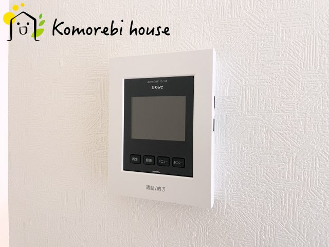 さいたま市見沼区南中丸　第28　新築一戸建て　クレイドルガーデン　01の防犯設備|モニター付インターホンです