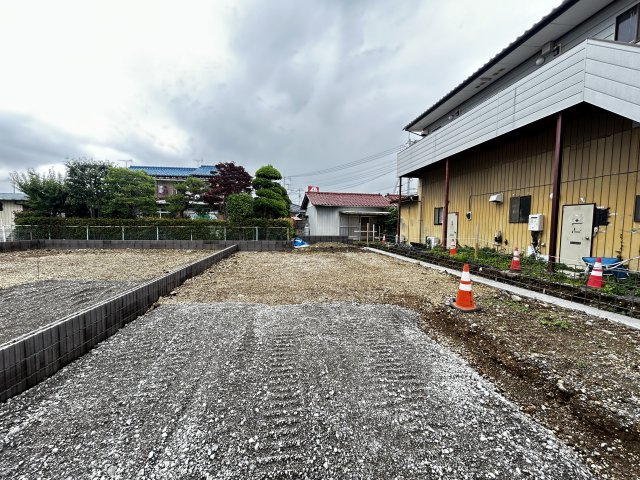 新築　前橋市幸塚町第２　Livele Garden.S　2号棟の駐車場|現地写真　駐車スペースは並列2台分可能です！
