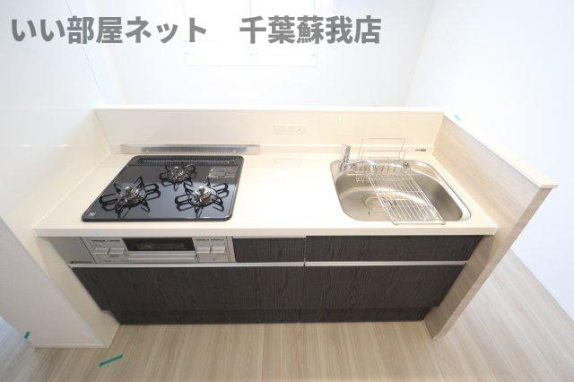 D-ROOM君塚ⅠBのキッチン|キッチンでお料理をお楽しみください