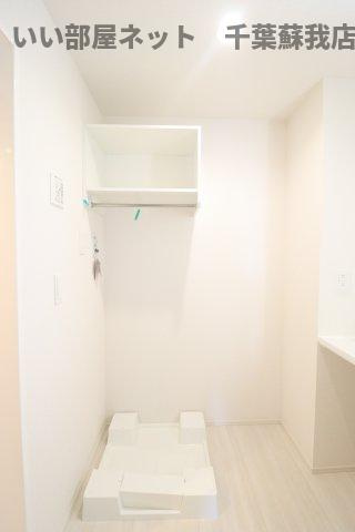 D-ROOM君塚ⅠBの洗面所|忙しい朝には欠かせない洗面所です