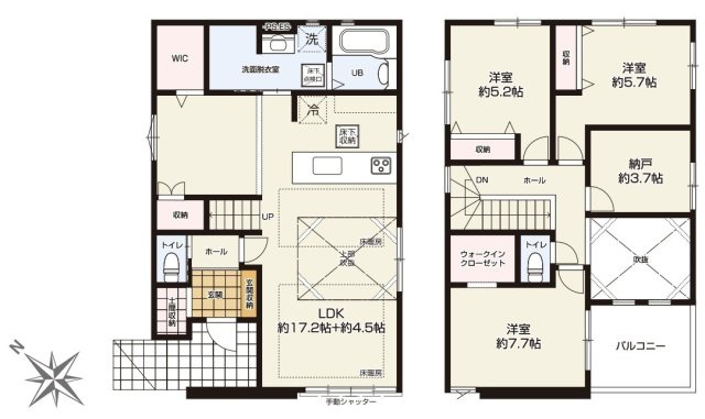 松戸市八ヶ崎３丁目新築戸建【八ヶ崎第二小学校:9分】