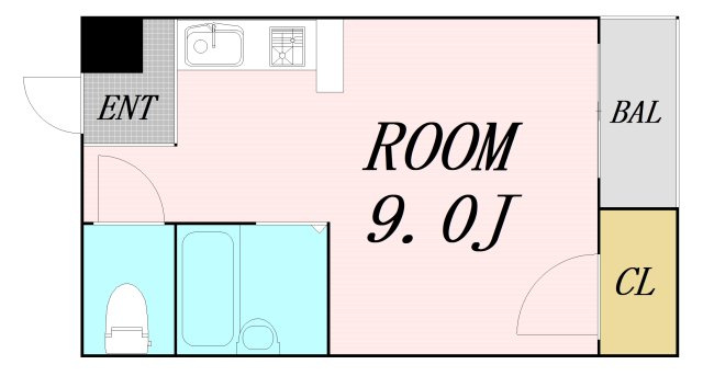 レジデンス　ユニ　仲介手数料無料の間取り