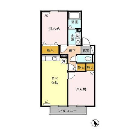 ラフィーネの間取り
