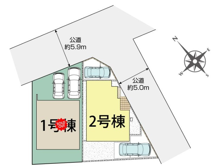 千葉市中央区村田町の区画図