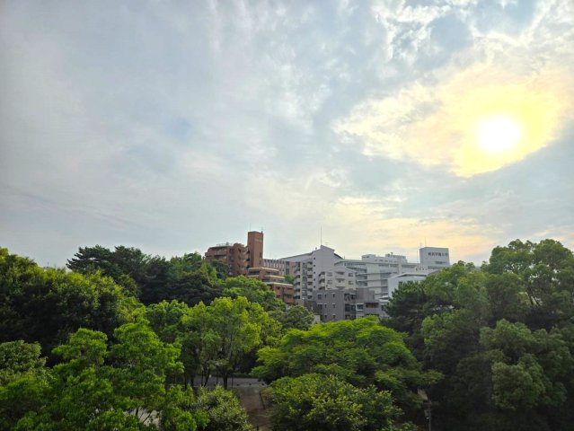 トーカンマンション大橋の展望|陽当たり良好なので洗濯物がよく乾きそうです☆