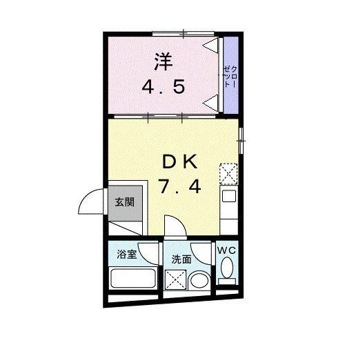 ブルー　パレット　新宿中落合の間取り