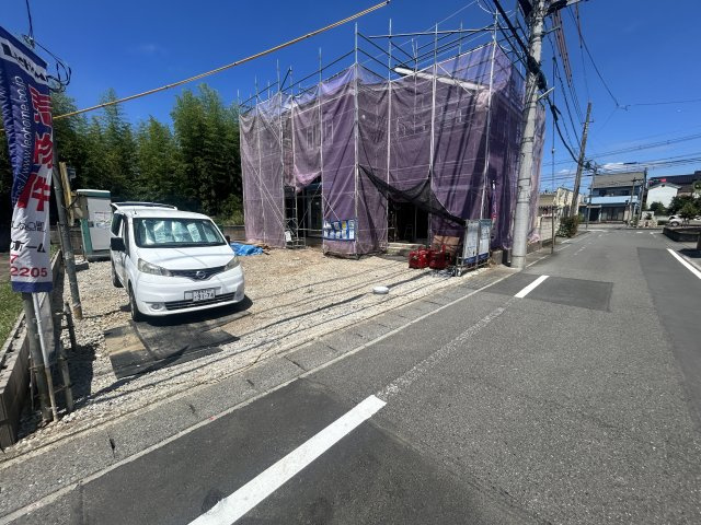 新築　高崎市倉賀野町第37　Livele Garden.S　1号棟の駐車場|現地写真　駐車スペースは並列3台+1台分可能です！
