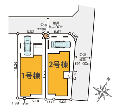 【区画図】 | 練馬区北町8丁目　新築戸建　1号棟 9999万円
