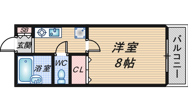 カーサティエラの間取り