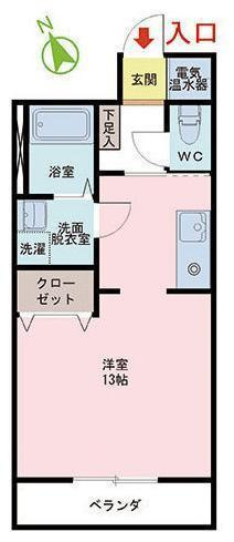 マンションエムズの間取り