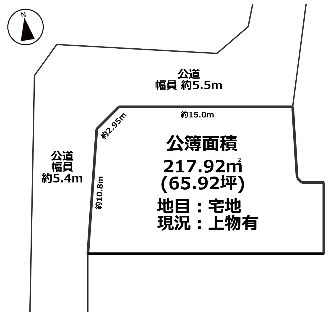 敦賀市若葉町2丁目65坪売地