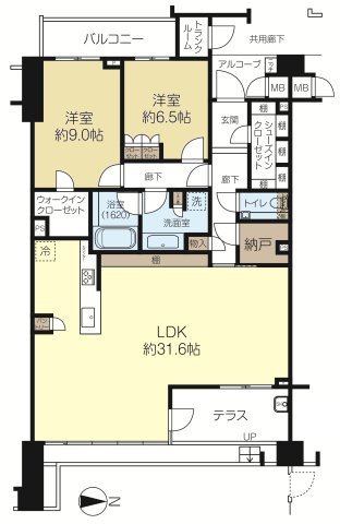 プラウド芦屋平田町の間取り