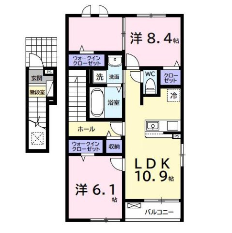 【間取り】 | コンフォート　アークＡ