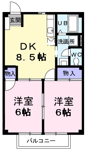 【間取り】 | ニューシティー原島