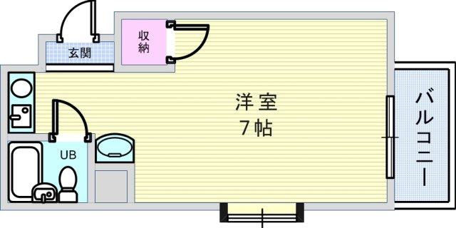 カルム西緑丘の間取り