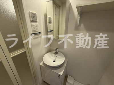 エスリード ザ・カレント大阪の独立洗面台|朝の身支度には欠かせない独立洗面化粧台