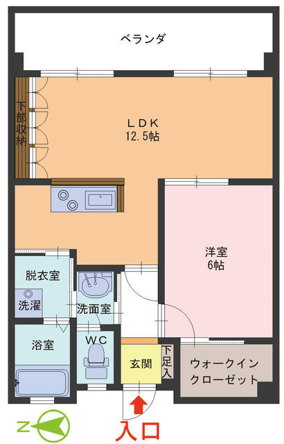 サン　ラフィーネの間取り