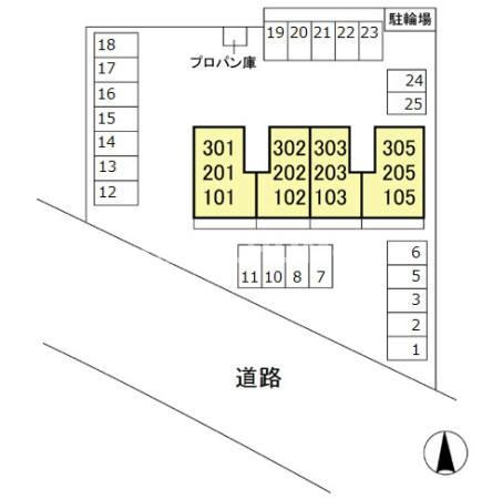 エトワール・トーゼの区画図|当社、チルホームのHPもご覧ください(^^)/物件情報多数♪