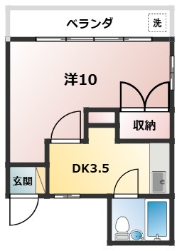 【間取り】 | ドエル西北