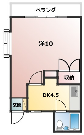 【間取り】 | ドエル西北
