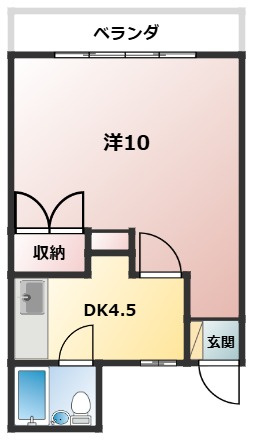 【間取り】 | ドエル西北