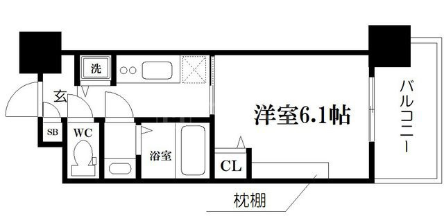 La Douceur桜川（旧：スプランディッド桜川）の間取り