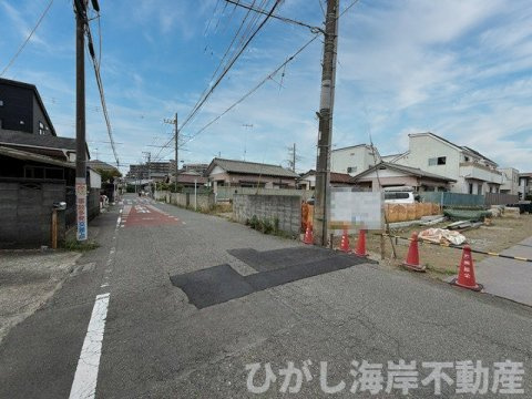 藤沢市辻堂元町6丁目 　売地　全６区画の前面道路含む現地写真|現地外観