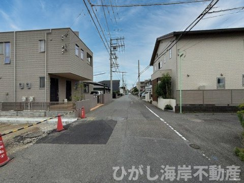 藤沢市辻堂元町6丁目 　売地　全６区画の前面道路含む現地写真|現地外観