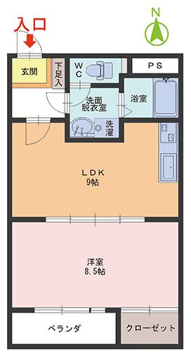 サニープラザⅡの間取り