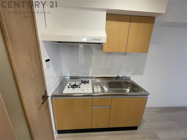 壁付けキッチンでスペースを有効活用できます！