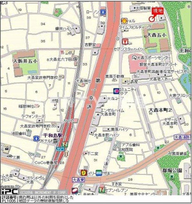【地図】 | ライオンズマンション大森本町第２