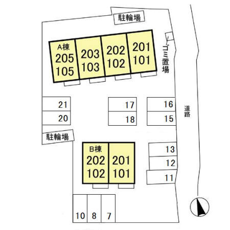 【区画図】 | ホワイトミーティア ＡＢ