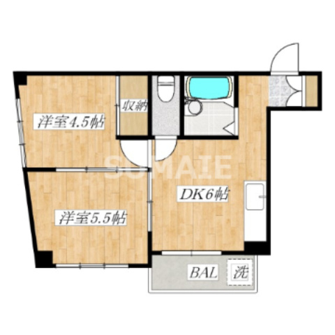 エメラルドマンションの間取り|間取り図です！