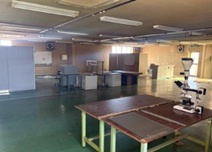 所沢市大字中富の工場の内装